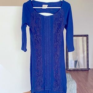 Free People backless sweater dress